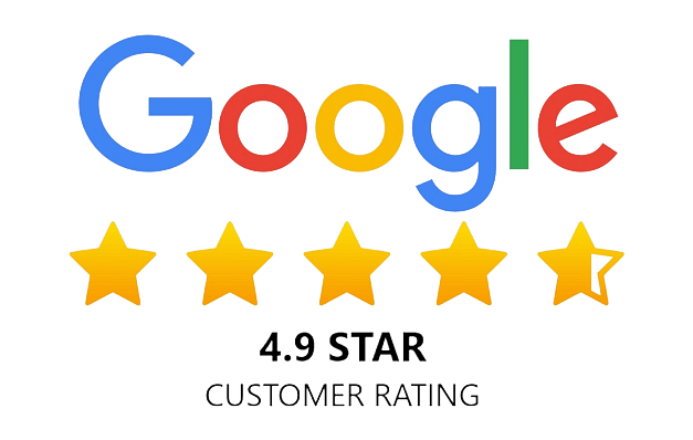 Google 4.9 star reviews