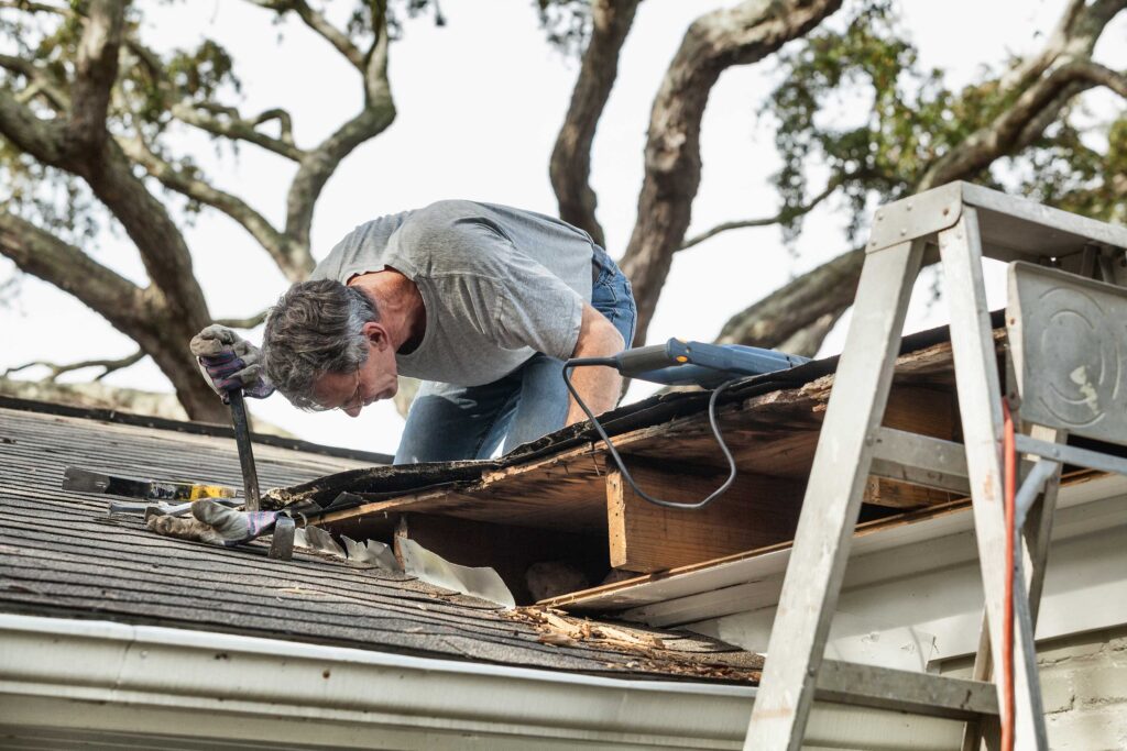 storm damage roof repair in Spokane