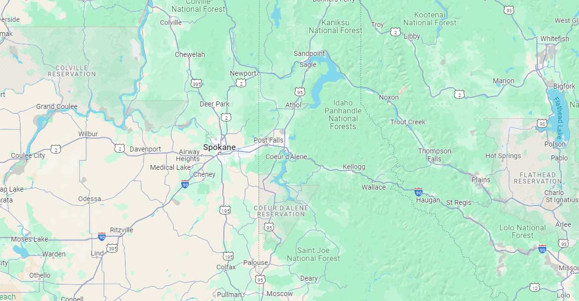 Apex Roofing Seattle Service Area Map